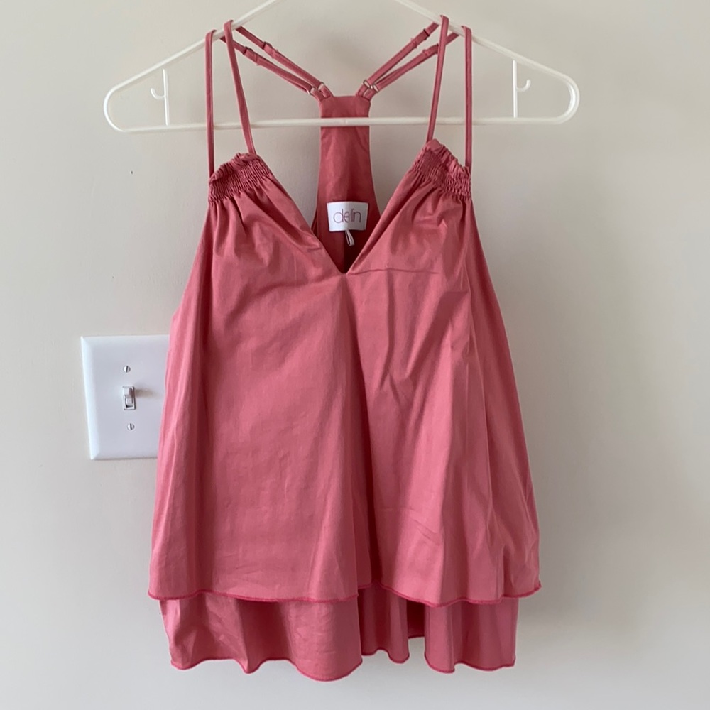 Mauve Strappy Top